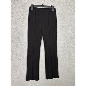 BCX Juniors' Women's Black Seamed Straight-Leg Stretch Pants XS New Without Tags
